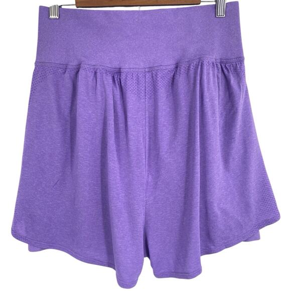 Gymshark Shorts Womens Purple Vital Seamless 2 In 1 Wicking XXL - Picture 3 of 5